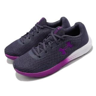 【UNDER ARMOUR】慢跑鞋 Charged Pursuit 3 紫 女鞋 輕量 緩震 路跑 運動鞋 UA(3024889500)