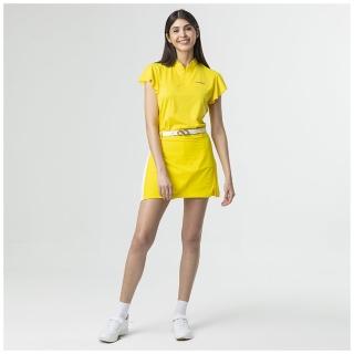 【IM8】高爾夫短裙(性感 百褶 開叉 迷你 窄裙 黃色、藍色)