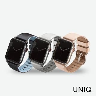 【UNIQ】Apple Watch 38/40/41mm Linus 防水矽膠雙色錶帶
