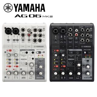 【Yamaha 山葉音樂音樂】AG06MK2 網路直播混音器 錄音介面 網路直播 宅錄
