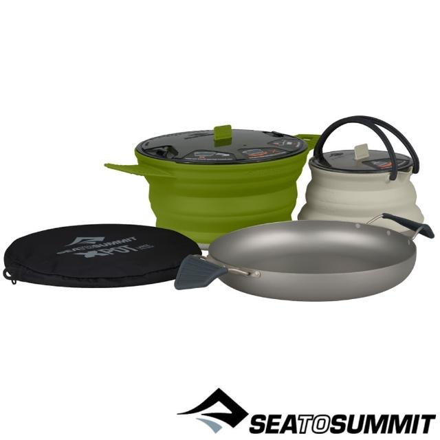 【SEA TO SUMMIT】X-摺疊餐具組32號 碳灰(露營器具/登山健行/鍋具)