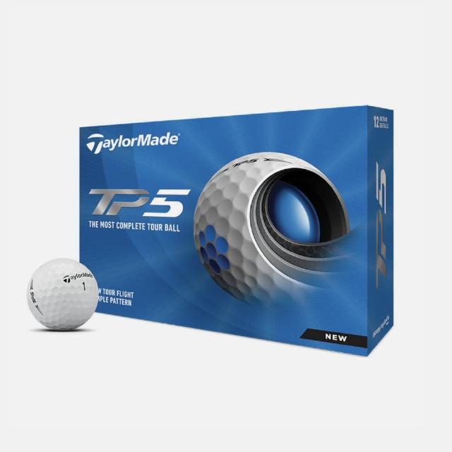 【TaylorMade】TP5 Golf Ball 高爾夫球｜巡迴賽用球｜5層球(高爾夫球TP5藍盒)
