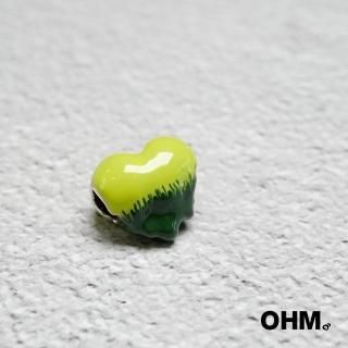 【OHM Beads】Green Vertical Ombre(歐姆串珠;琉璃珠)