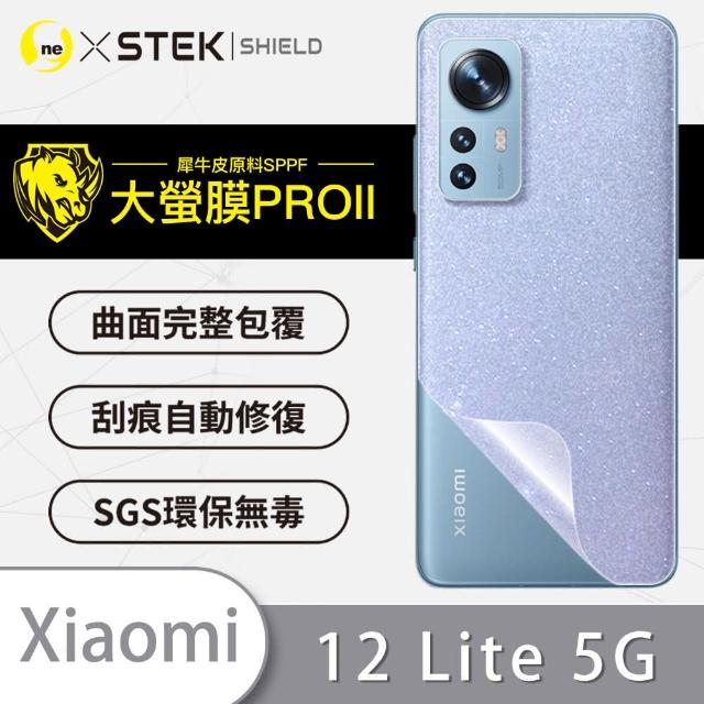【o-one大螢膜PRO】小米Xiaomi 12 Lite 5G 滿版手機背面保護貼