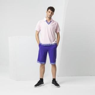 【IM8】高爾夫上衣(粉色V領 男款上衣)