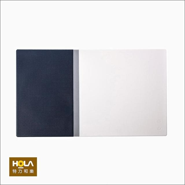 【HOLA】簡約時尚雙色砧板23x39cm-藍白