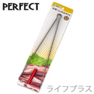 【PERFECT 理想】金緻316食品夾-26cm-6入(料理夾)