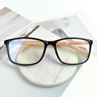 【men life】老花眼鏡 MIT黑方膠框木紋眼鏡(老花眼鏡)