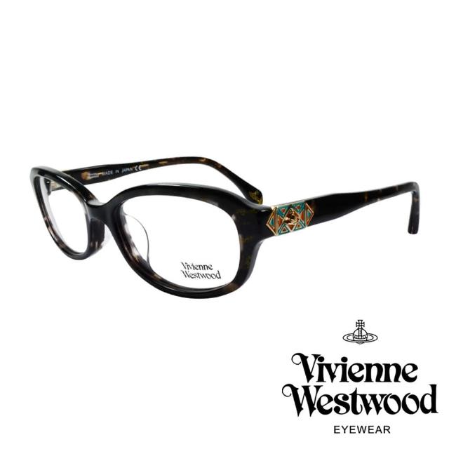 【Vivienne Westwood】幾何立體土星造型光學眼鏡(琥珀 VW317_04)