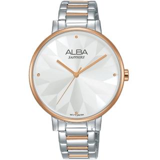 【ALBA】雅柏 Fashion 菱格紋時尚腕錶-VJ21-X144KS 母親節(AH8571X1)