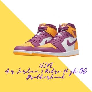 【NIKE 耐吉】籃球鞋 Air Jordan 1 Retro High OG Brotherhood 兄弟會 紫金 男鞋 AJ1 高筒 555088-706