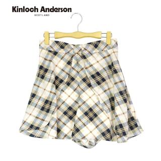 【Kinloch Anderson】雪紡剪接荷葉短裙 金安德森女裝(卡其)