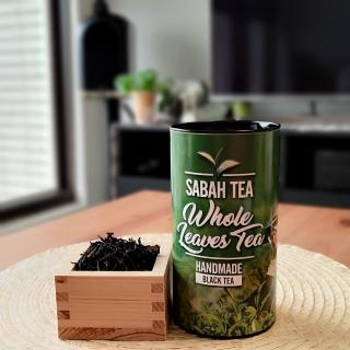 【Sabah Tea】沙巴雨林手摘原片紅茶-75g/罐(來自原始雨林的自然純淨)