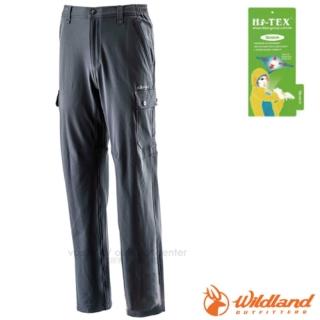 【Wildland 荒野】男 彈性功能貼袋保暖機能休閒褲(0A22308 深灰)