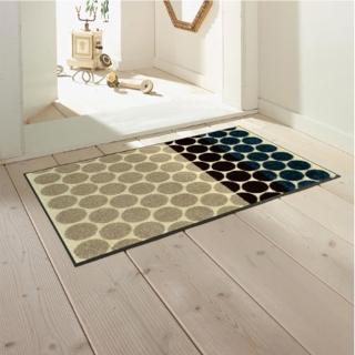 【Kleentex】Mixed dots_Kleentex居家設計地墊地毯-50X75cm(可水洗、耐久、不易髒)