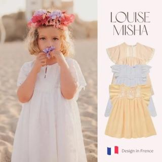【法國 Louise Misha】英倫蕾絲刺繡荷葉洋裝(TM2305-362)
