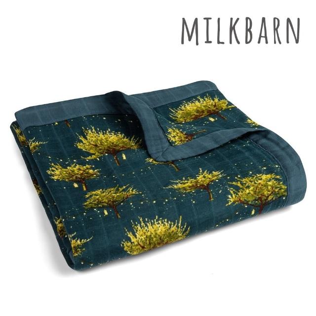 【Milkbarn】竹纖維雙層安撫毯-螢火蟲(安撫毯 嬰兒毯 嬰兒蓋被 彌月禮)