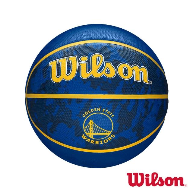 【WILSON】籃球 NBA隊徽系列 TIEDYE 勇士 橡膠(7號球)
