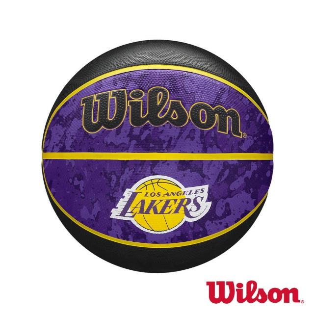 【WILSON】籃球 NBA隊徽系列 TIEDYE 湖人 橡膠(7號球)