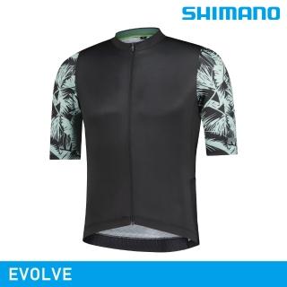 【城市綠洲】SHIMANO EVOLVE 短袖車衣 / 棕櫚葉(男車衣 自行車衣)