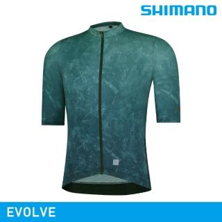 【城市綠洲】SHIMANO EVOLVE 短袖車衣 / 綠色(男車衣 自行車衣)