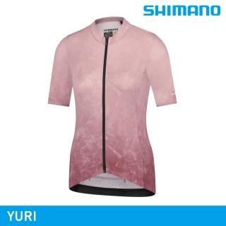 【城市綠洲】SHIMANO YURI 女性短袖車衣 / 亮面粉(女車衣 自行車衣)