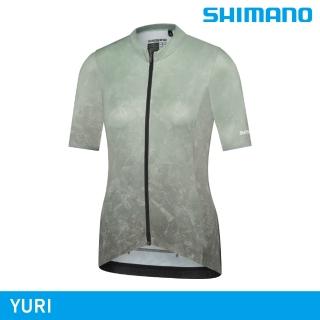【城市綠洲】SHIMANO YURI 女性短袖車衣 / 青苔綠色(女車衣 自行車衣)