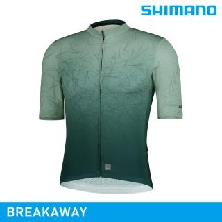 【城市綠洲】SHIMANO BREAKAWAY 短袖車衣 / 青苔綠(單車衣 自行車衣)