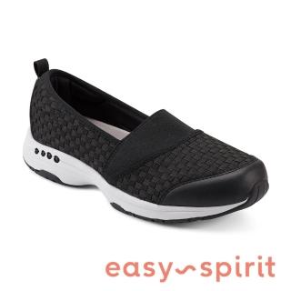 【Easy Spirit】TWIST8 彈性布面機能步行鞋(黑色)