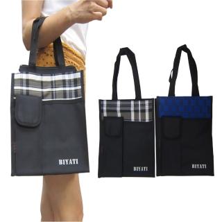 【SNOW.bagshop】提袋中容量上學教具袋MIT手提水瓶外袋(才藝餐袋防水尼龍布全齡適用)