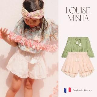 【法國 Louise Misha】有機棉蕾絲滾邊流蘇短褲(TM2305-370-C)