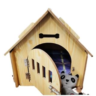 【May shop】寵物狗房可拆卸易安裝木屋狗籠(室內室外通用)