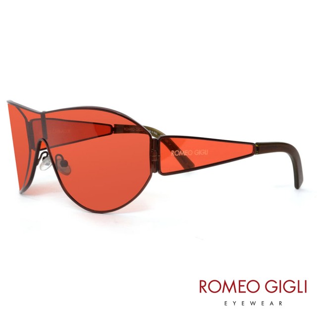 【Romeo Gigli】義大利時尚未來風格款太陽眼鏡(紅-RG518-04)