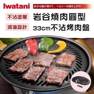 【Iwatani 岩谷】日本燒肉不沾烤肉盤-33cm-大-圓型(CB-A-YPL)