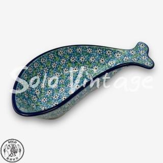 【SOLO 波蘭陶】CA 波蘭陶 21CM 魚型碗 土耳其藍花園系列 CERAMIKA ARTYSTYCZNA