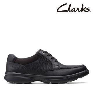 【Clarks】男鞋Bradley Vibe寬楦輕量荔枝紋休閒鞋(CLM53158C)