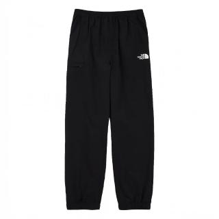 【The North Face】北臉 長褲 童裝 運動褲 TEEN WOVEN WIND PANTS 黑 NF0A8740JK3