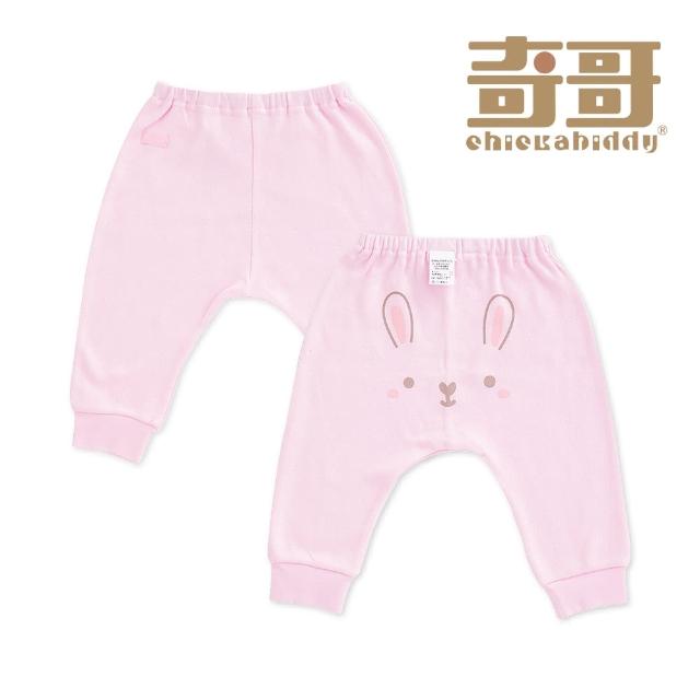 【奇哥官方旗艦】Chic a Bon 小兔花園嬰兒長褲-三段天絲棉布(6-36個月)