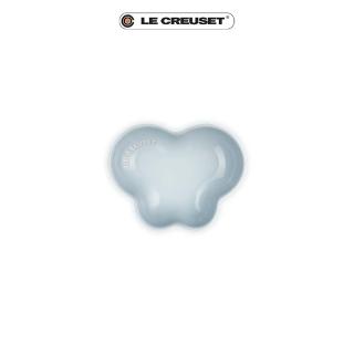 【Le Creuset】繁花系列瓷器蝴蝶盤16cm(銀灰藍)