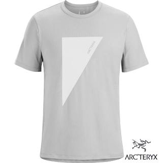 【Arcteryx 始祖鳥】男 Captive Logo 短袖圓領衫(空氣灰)