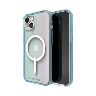 【Gear4】iPhone 14 Plus 6.7吋 D3O Milan Snap 米蘭磁吸款 透明極光-抗菌軍規頂級軍規防摔保護殼
