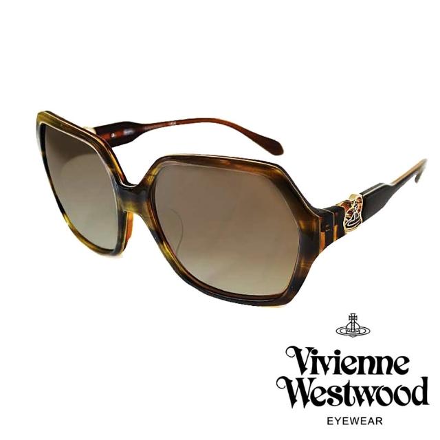 【Vivienne Westwood】英倫龐克愛心型土星太陽眼鏡(琥珀 VW788_04)