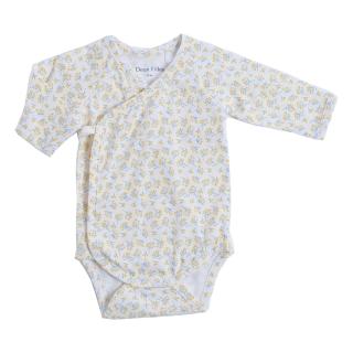 【Deux Filles有機棉】嬰兒長袖側開襟包屁衣(新生兒 有機棉 連身衣)