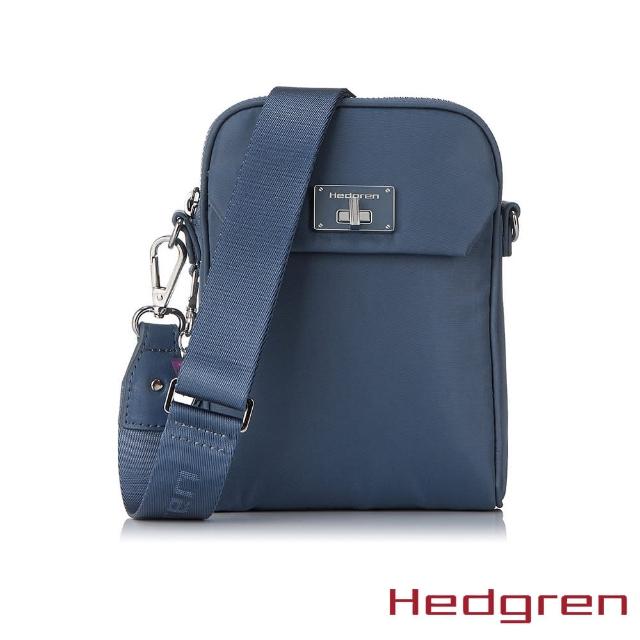 【Hedgren】LIBRA系列 RFID防盜 直立式 小側背包(典雅藍)