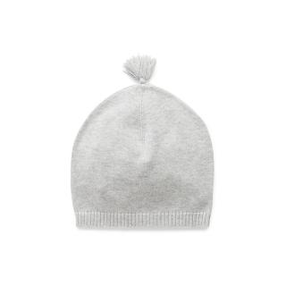 【Purebaby】澳洲有機棉 嬰兒純棉針織帽 3色(薄針織 新生兒 帽子)
