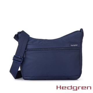 【Hedgren】INNER CITY系列 RFID防盜 彎月水餃 側背包(深藍)