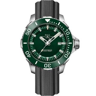 【BALL 波爾 官方授權】Engineer 鈦金屬一體成型錶殼1000米潛水機械錶 手錶 指針錶 禮物(DM3002A-P4CJ-GR)