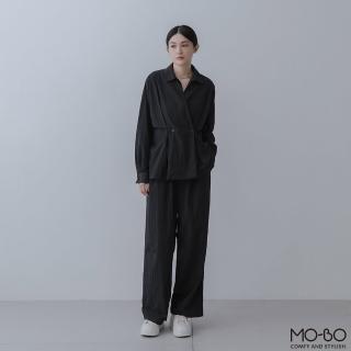 【MO-BO】簡約魅力全鬆緊寬褲(褲子)
