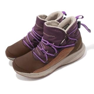 【MERRELL】戶外鞋 Bravada 2 Thermo DEMI WP 女鞋 紫 棕 防水 靴子 保暖 登山鞋(ML036794)