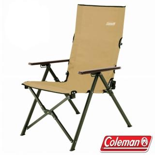 【Coleman】輕量化LAY戶外躺椅.休閒椅.折疊椅(CM-34677 土狼棕)